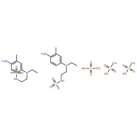 4-氨基-N-乙基-N-(beta-甲磺酰胺乙基)间甲苯胺硫酸盐