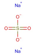 硫酸钠化学结构式