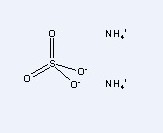 硫酸铵化学式结构图