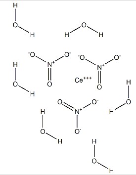 硝酸铈分子式结构图