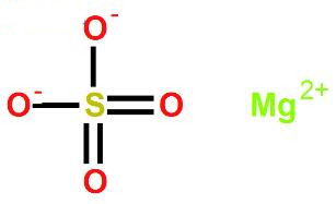 硫酸镁分子式结构图
