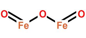 三氧化二铁分子式结构图