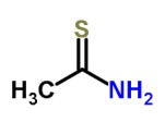 硫代乙酰胺化学式结构图
