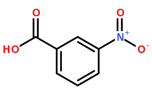 间硝基苯甲酸结化学式结构图