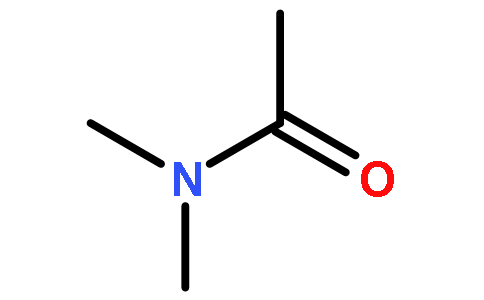 N,N-二甲基乙酰胺分子式结构图