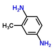 2,5-二氨基甲苯分子式结构图