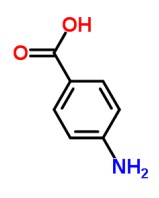 对氨基苯甲酸分子式结构图