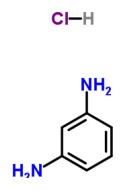 间苯二胺二盐酸盐分子式结构图