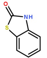 苯并噻唑-2-酮分子式结构图