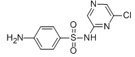 磺胺氯吡嗪纳化学式结构图